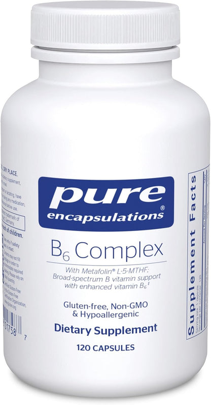Pure Encapsulations B6 Complex – Nervous System & Brain Function Support – 120 Capsules
