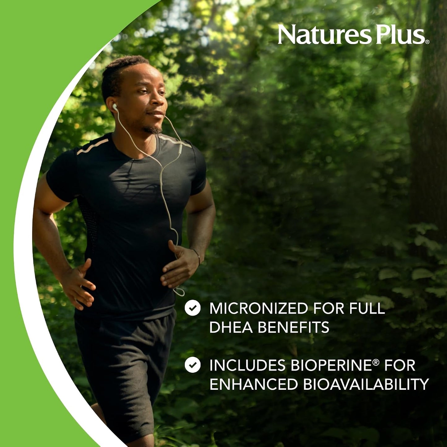 NaturesPlus DHEA-25 with Bioperine, 60 Capsules - görsel 4