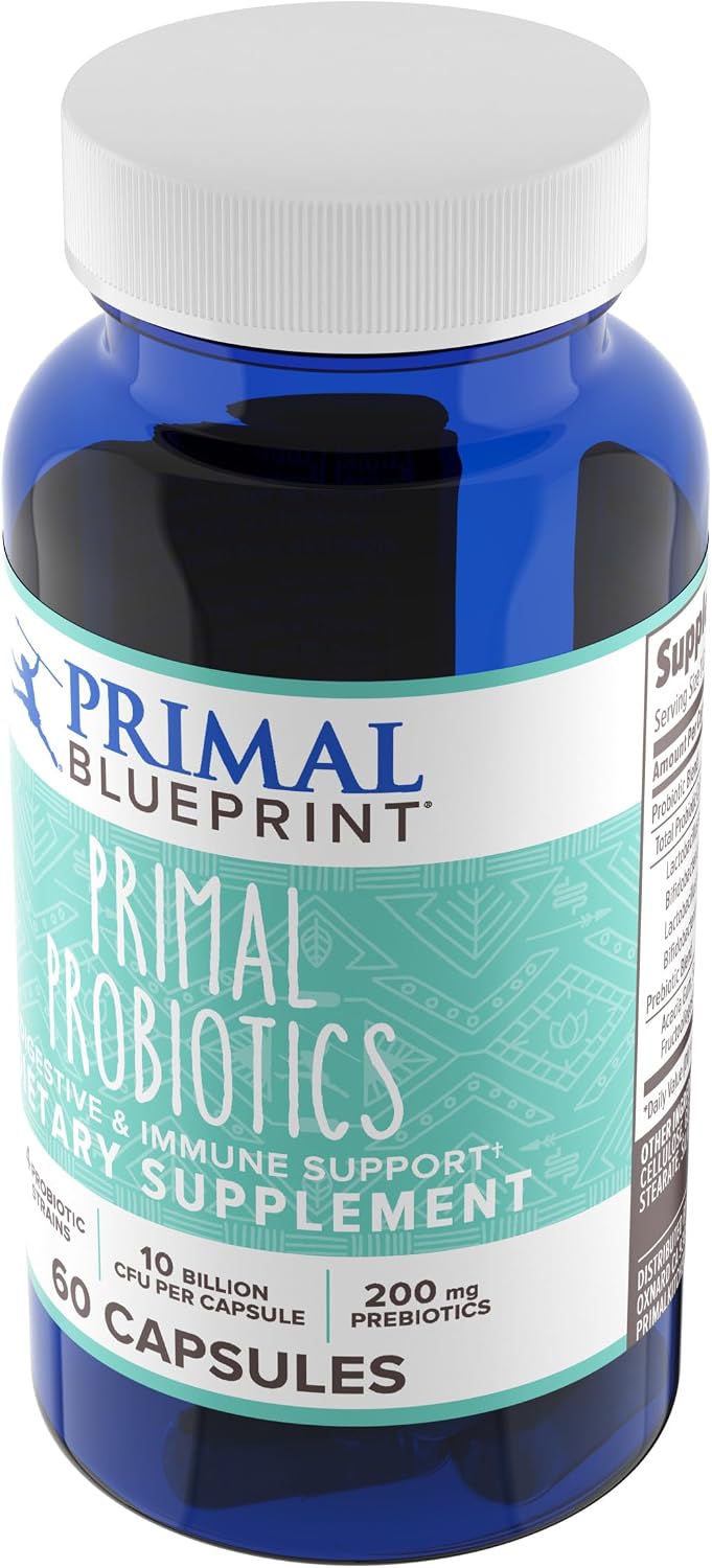 Primal Blueprint, Primal Probiotics, 60 Capsules - görsel 6