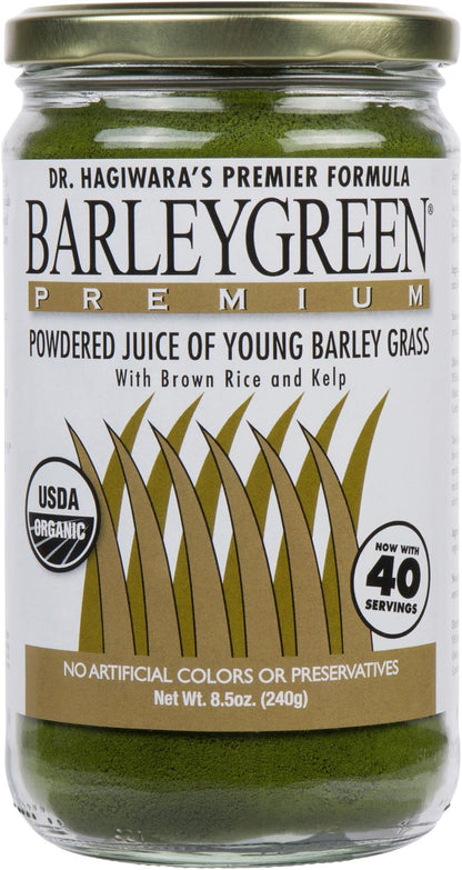 Dr. Hagiwara's Original Premium Barley Grass Juice Powder with Kelp - Organic, 240g