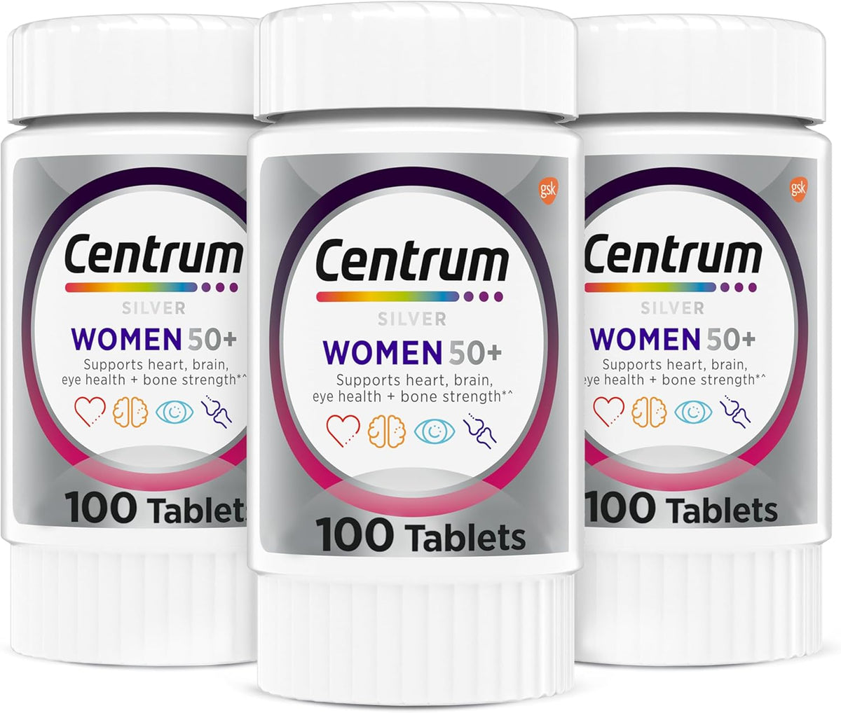 Centrum Silver Women's Multivitamin for Women 50 Plus - 300 Tablets - görsel 1
