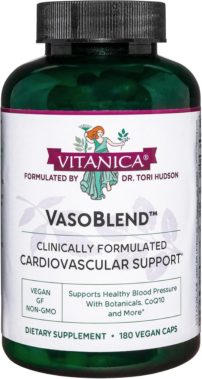 Vitanica VasoBlend, Cardiovascular Support, Vegan, 90 Capsules - görsel 8
