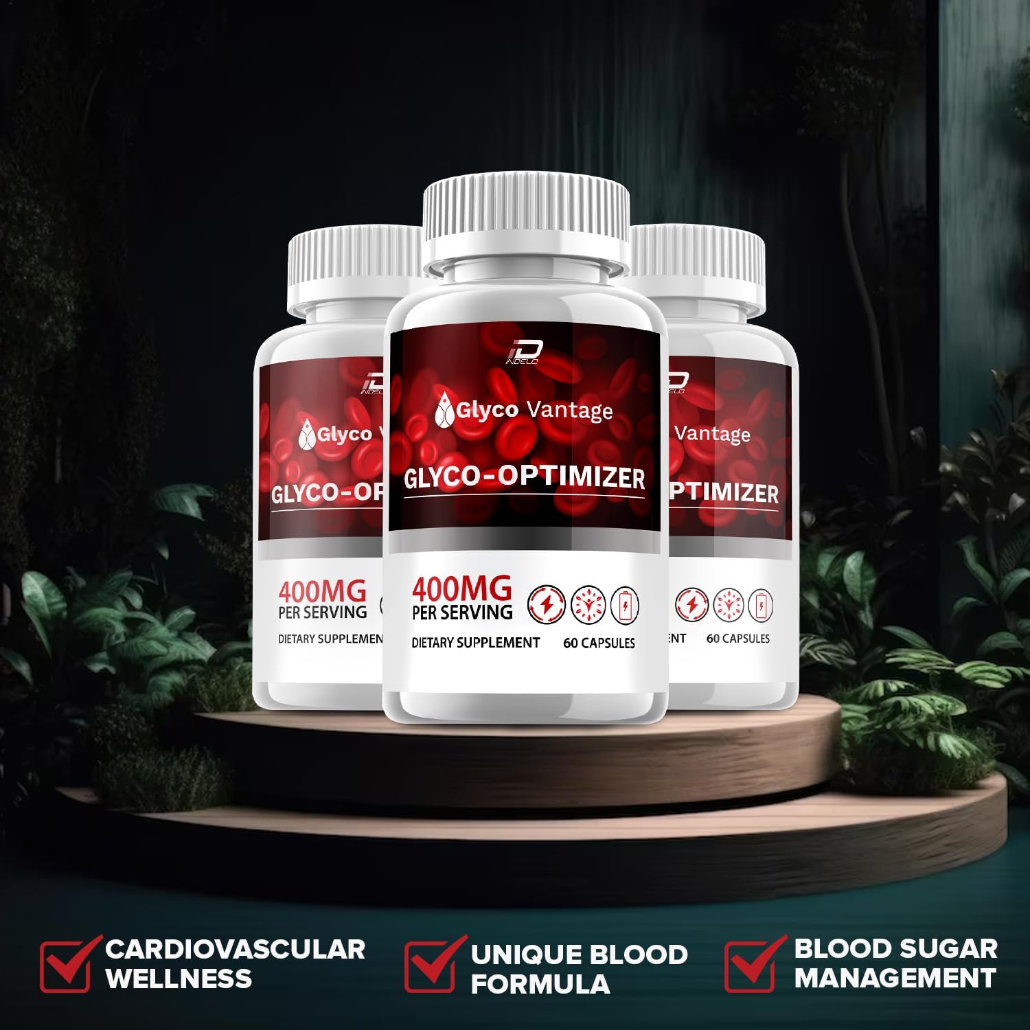 Glyco Vantage Capsules – Advanced All-Natural Supplement (5 Pack, 300 Capsules) - görsel 4