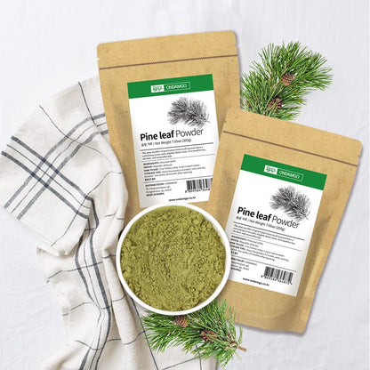 ONDAMGO Natural Pine Needles Tea Powder - 100% Pine Leaf Powder (200g)