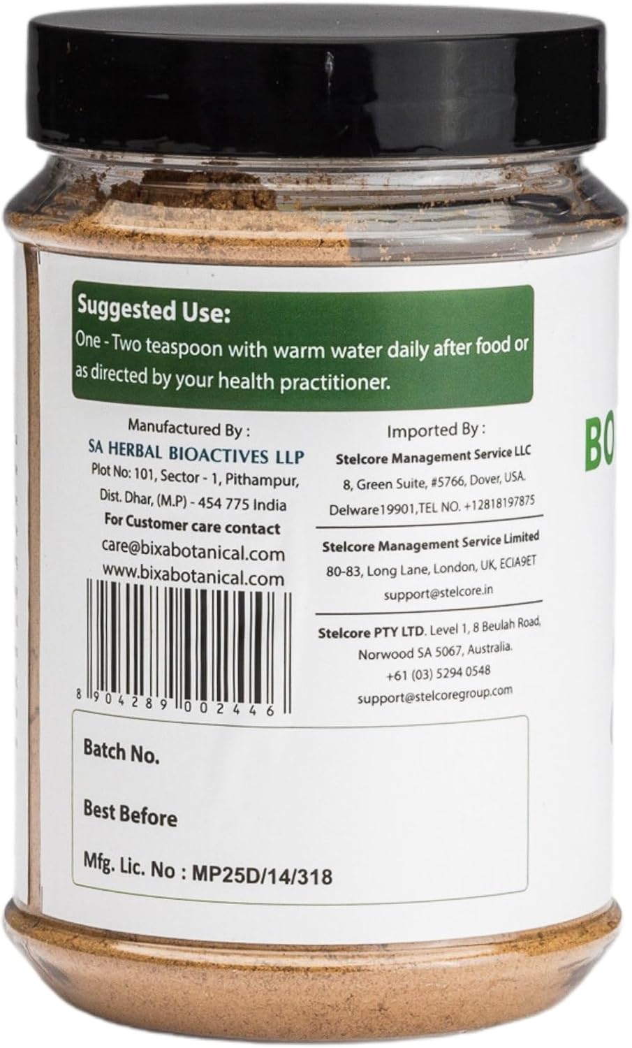 bixa BOTANICAL Bonducella Seed Powder (Sagargota/Kalarchikai) - 200g - görsel 3