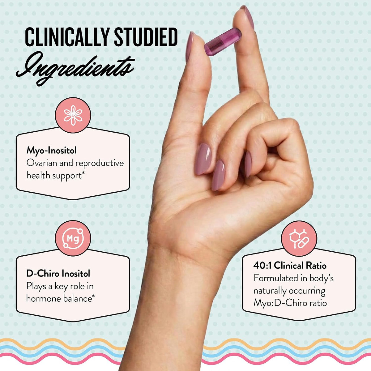 Legendairy Milk Myo-Inositol & D-Chiro Inositol 40:1 Ratio Vegan Capsules, 120 Capsules - görsel 3