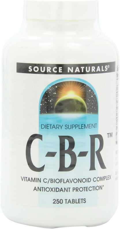 Source Naturals C-B-R Vitamin C & Bioflavonoid Complex - 250 Tablets