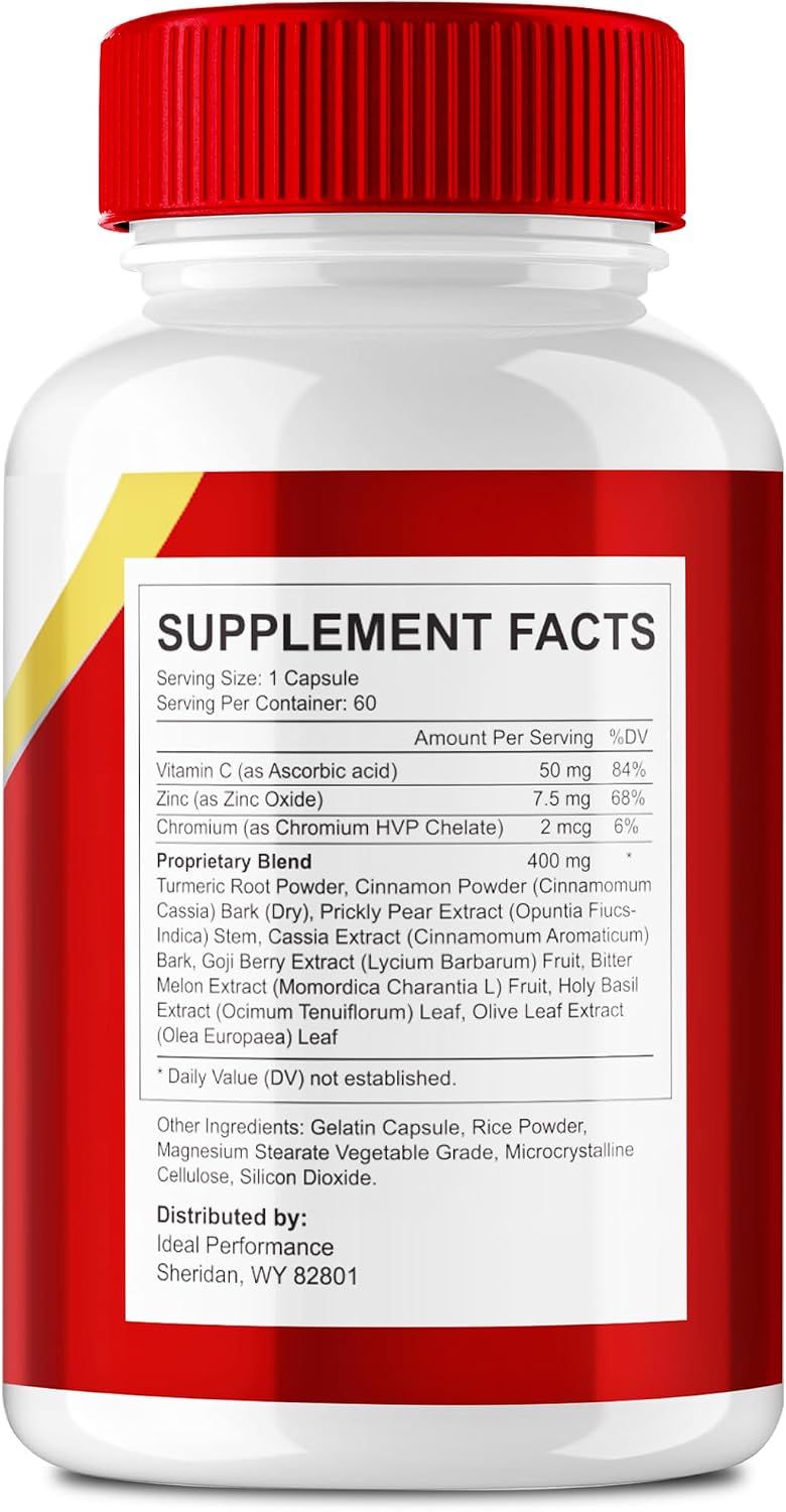 Gluvafit Advanced Blood Formula Capsules – Maximum Strength, All-Natural (5 Pack) - görsel 2