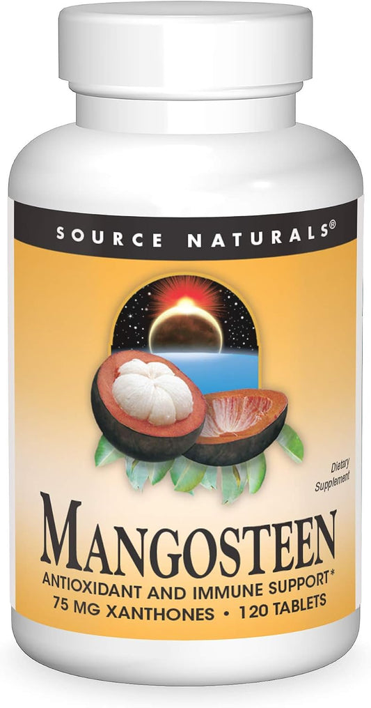 Source Naturals Mangosteen, 75 mg Xanthones - 120 Tablets