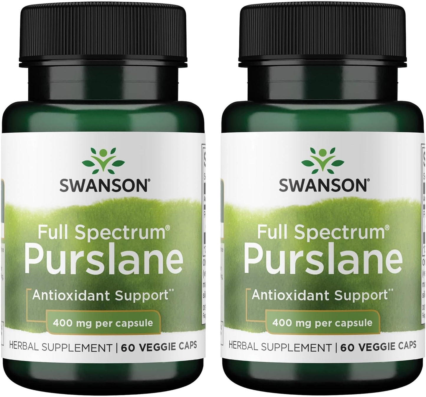 Swanson Full Spectrum Purslane 400 mg, 60 Veg Capsules (3 Pack) - görsel 2