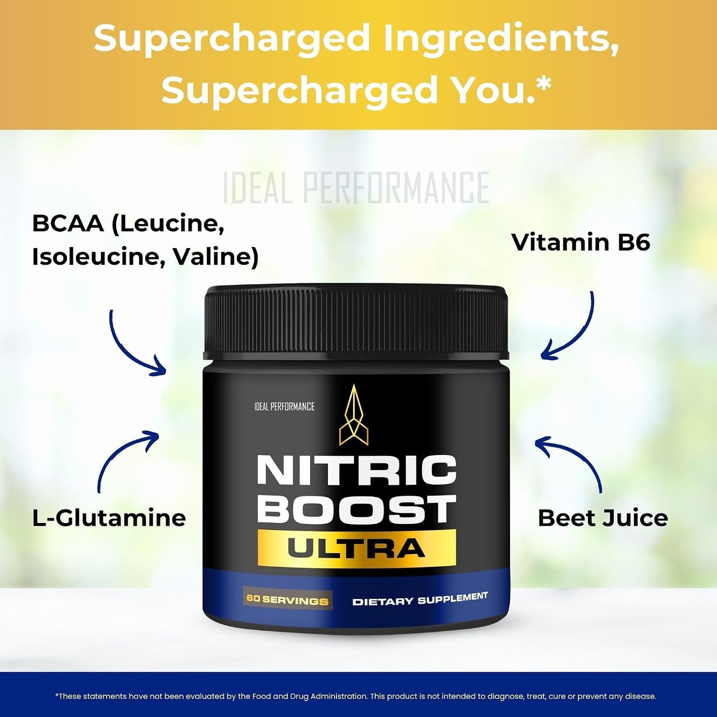 Nitric Boost Ultra Purple Powder – Maximum Strength Energy & BCAA Supplement for Men (2 Pack) - görsel 6