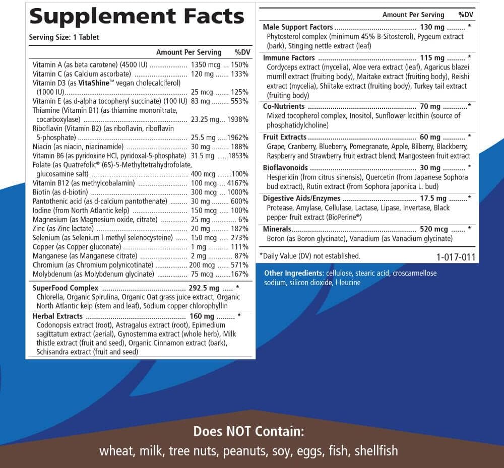 Pure Essence Labs One N Only Multivitamin for Men - görsel 6