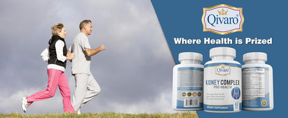 Qivaro Kidney Complex Pro-Health - Kidney Support Supplement with Cranberry Extract - 60 Vegetable Capsules