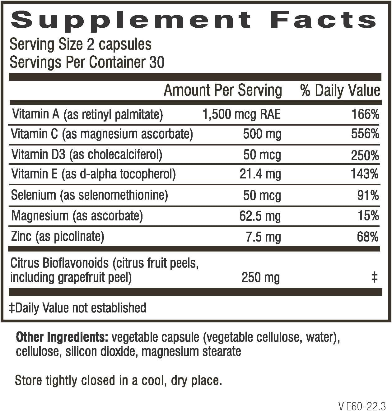 Dr. Wilson's Immune Essentials - Daily Immune Support Supplement, 60 Capsules - görsel 4