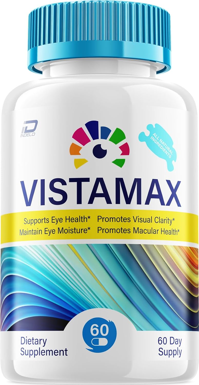 Vista Max Plus Eye Support Supplement – Eye Vitamins for 20/20 Healthy Vision (60 Capsules) - görsel 1