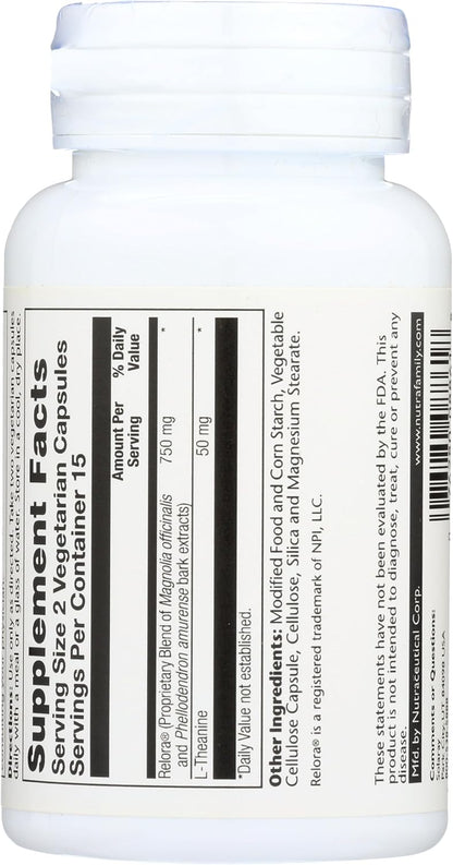 Solaray Total Calm VCapsules, 30 Count