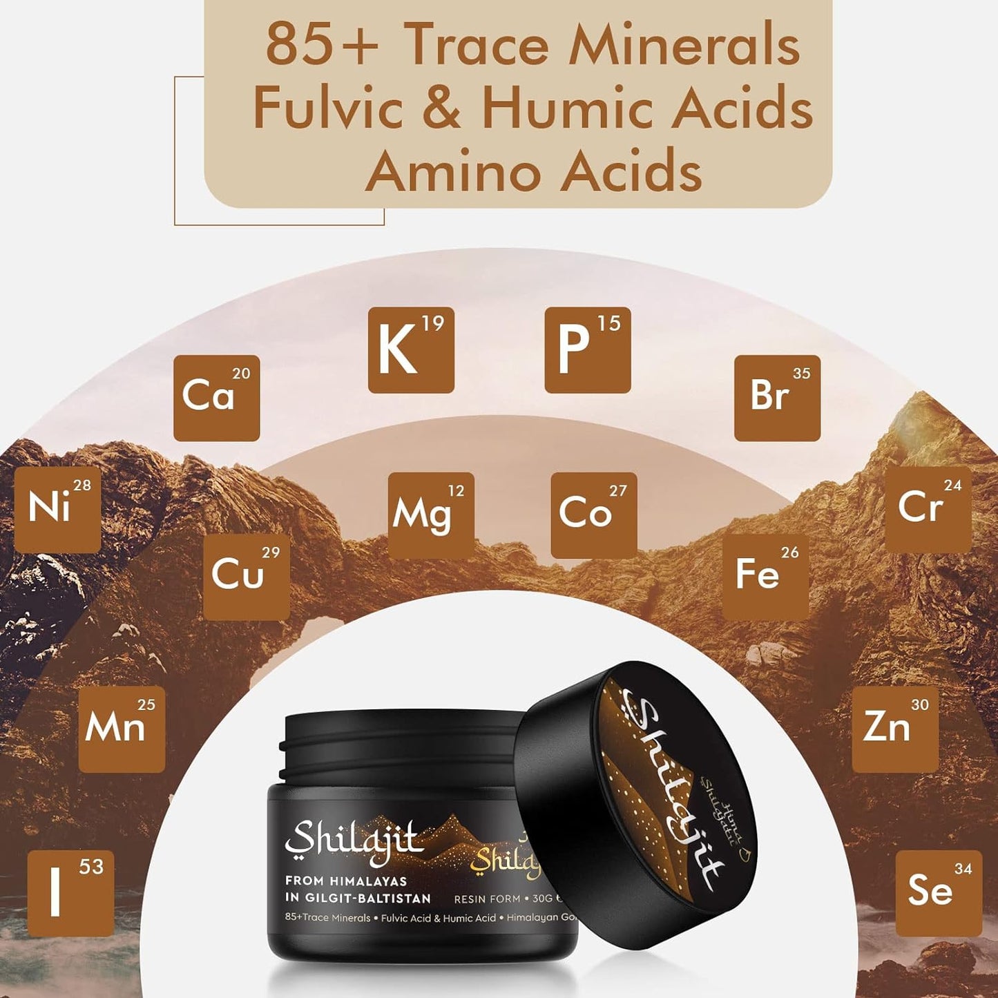Hima Shilajatu Shilajit Purest Himalayan Organic Shilajit Resin - Gold Grade - görsel 4
