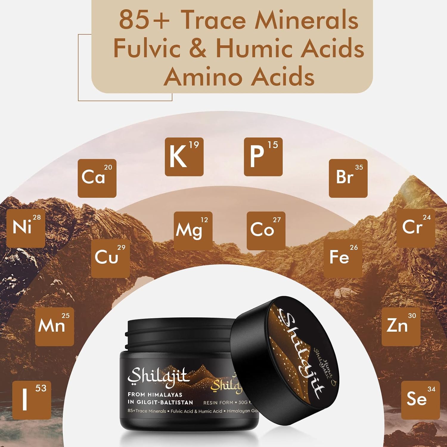 Hima Shilajatu Shilajit Purest Himalayan Organic Shilajit Resin - Gold Grade - görsel 4