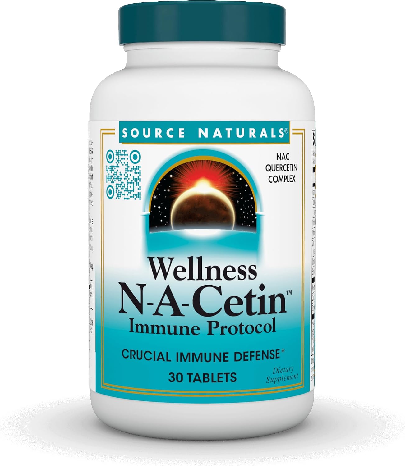 Source Naturals Wellness N-A-Cetin Immune Protocol - Crucial Immune Defence - 30 Tablets - görsel 1
