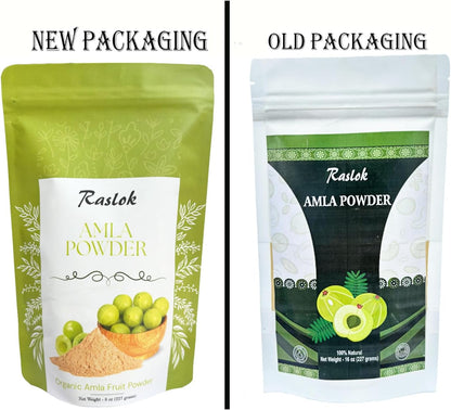 Raslok Amla Powder - Wild Amla Berries Powder, High in Vitamin C & Antioxidants (100g)