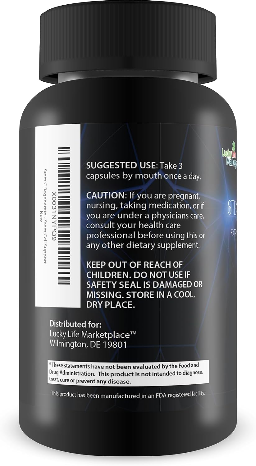 Stem C Regenerate – Natural Stem Cell Support Supplement - görsel 3