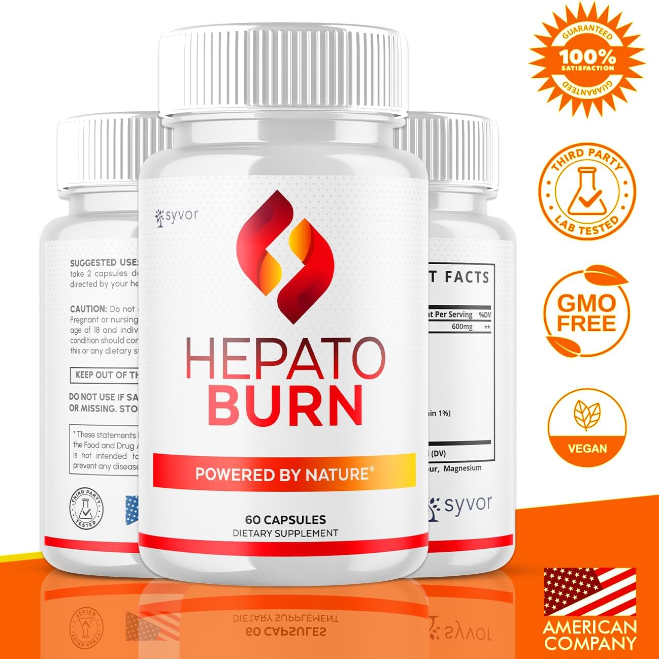 Hepato Burn Capsules (2 Pack) – All-Natural Energy & Fitness Supplement - görsel 2
