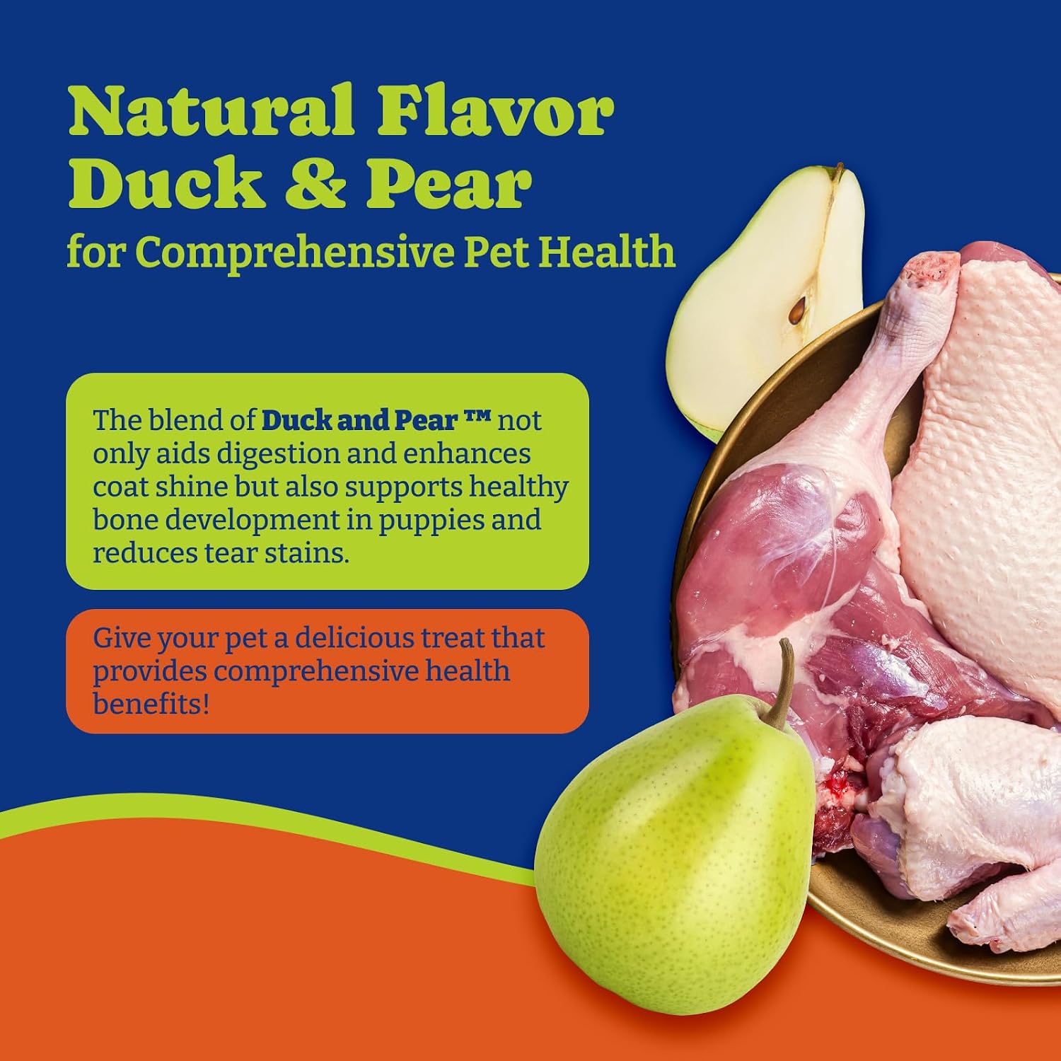 YoYoBay Dog Multivitamin Chewable Supplement - 180 Soft Chews, Duck & Pear Flavour - görsel 4