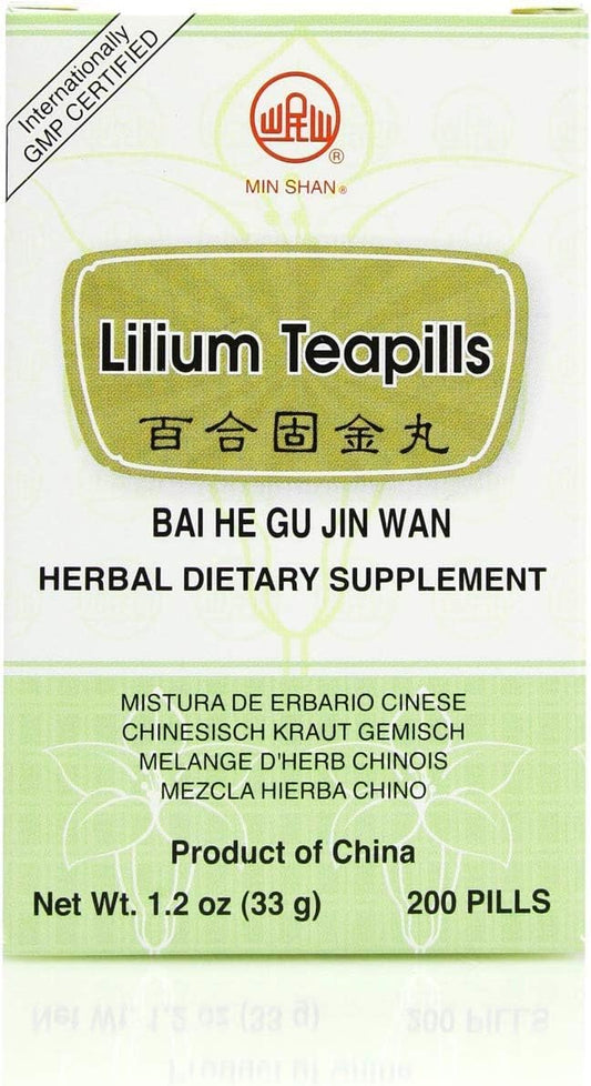 Bai He Gu Jin Wan (Lilium Teapills), 200 ct