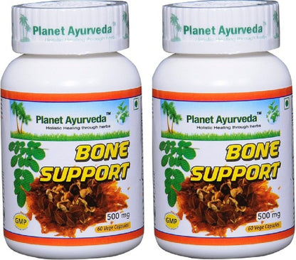 Planet Ayurveda Bone Support, 500 mg Veg Capsules (2 Bottles)