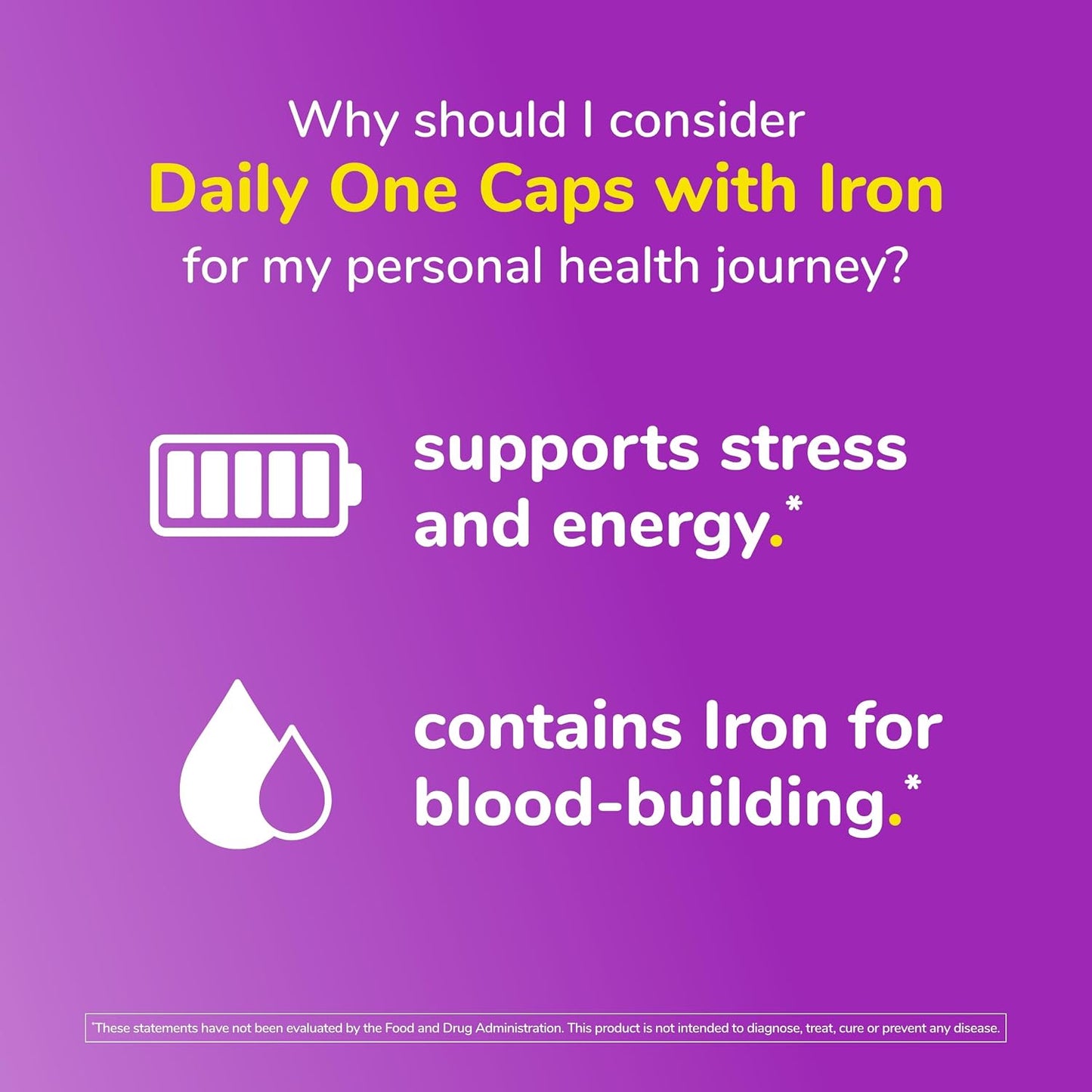 Twinlab Daily One Caps with Iron – Multivitamin & Mineral Supplement, 60 Capsules - görsel 5