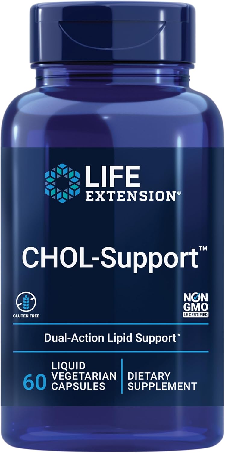 Life Extension CHOL-Support – Artichoke Leaf Extract & Vitamin B5 (Pantethine) – 60 Capsules - görsel 1