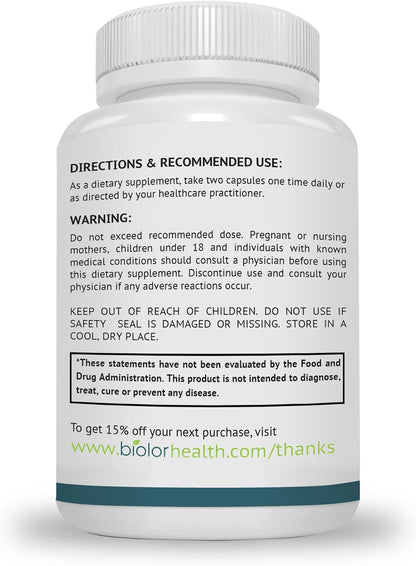 Biolor Stronghold Bladder Control – Supports Normal Urinary Function – 120 Capsules