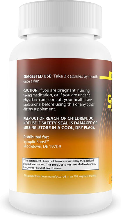 Synoptic Boost Nootropic Food Supplement - Memory, Focus & Mental Clarity Formula