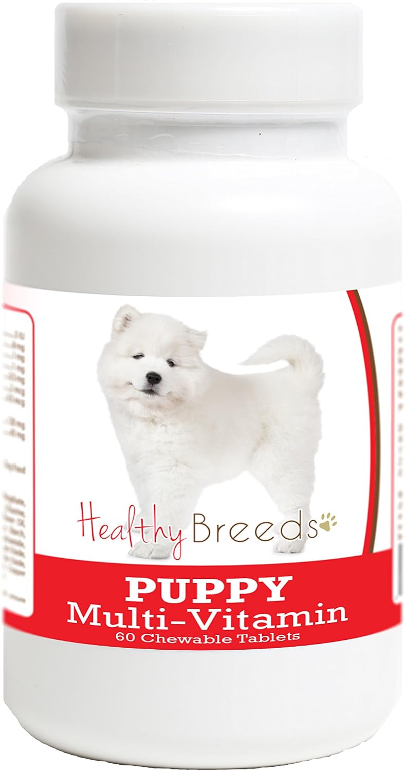 Healthy Breeds Samoyed Puppy Dog Multivitamin Tablets (60 Tablets) - görsel 1