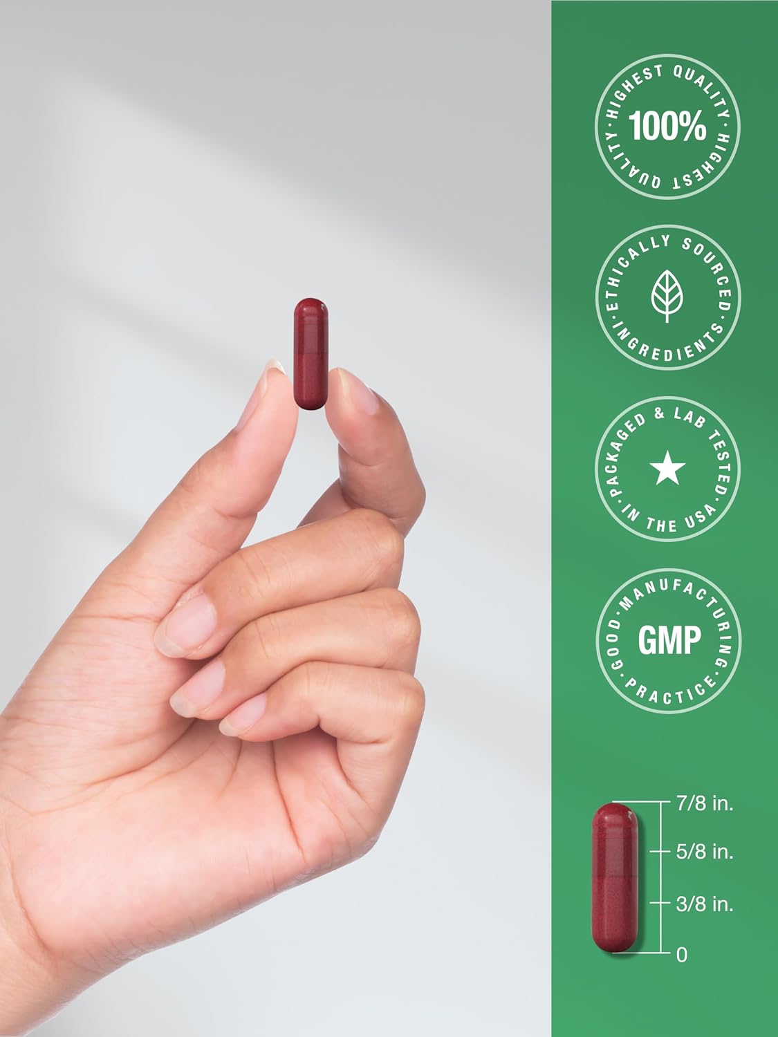 Horbäach Beet Root Powder Capsules | 320 Capsules | High Potency Herbal Extract Supplement - görsel 7