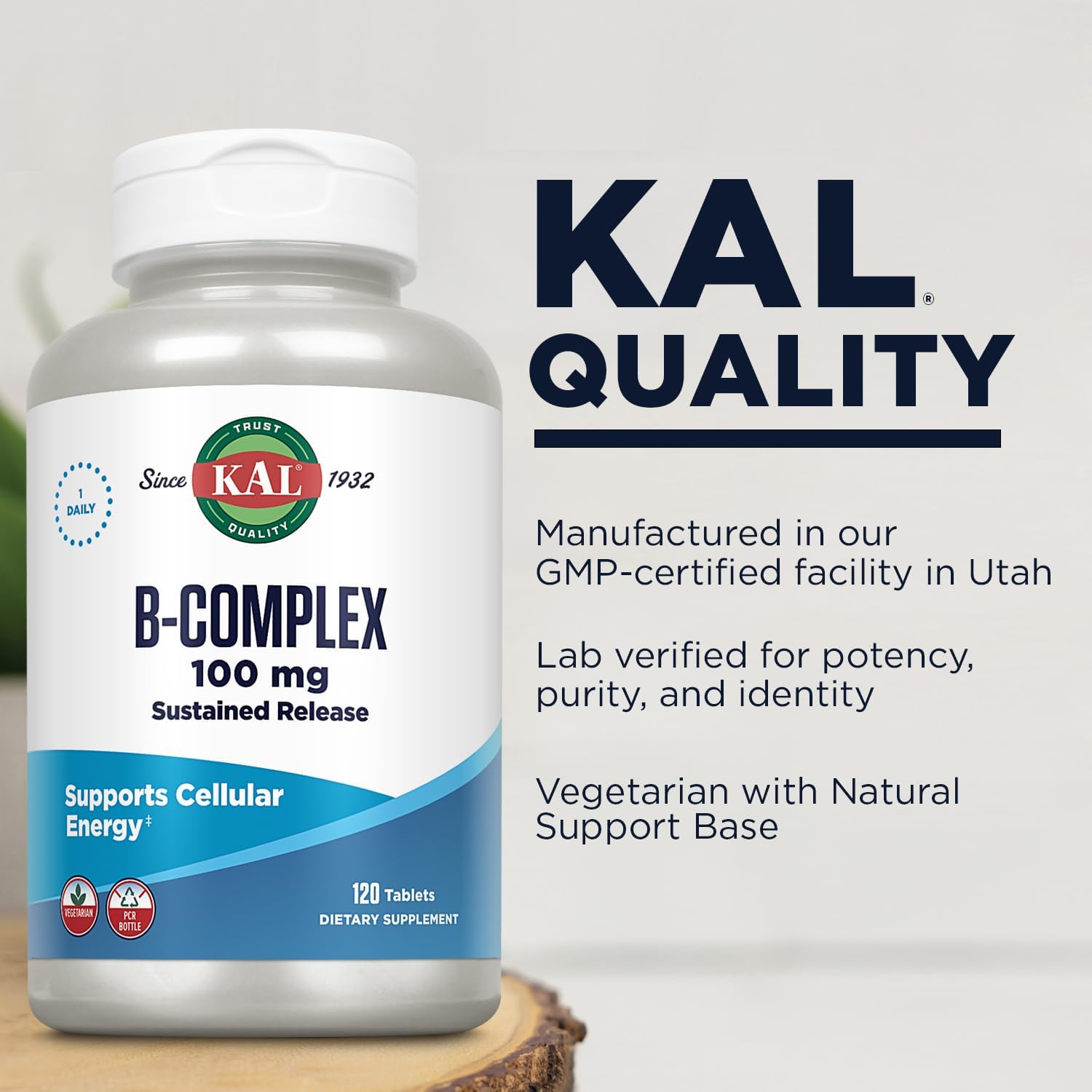 KAL B-100 Complex Sustained Release Vitamin B Complex - görsel 4