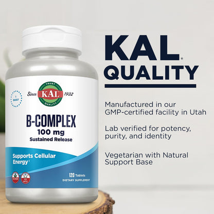 KAL B-100 Complex Sustained Release Vitamin B Complex