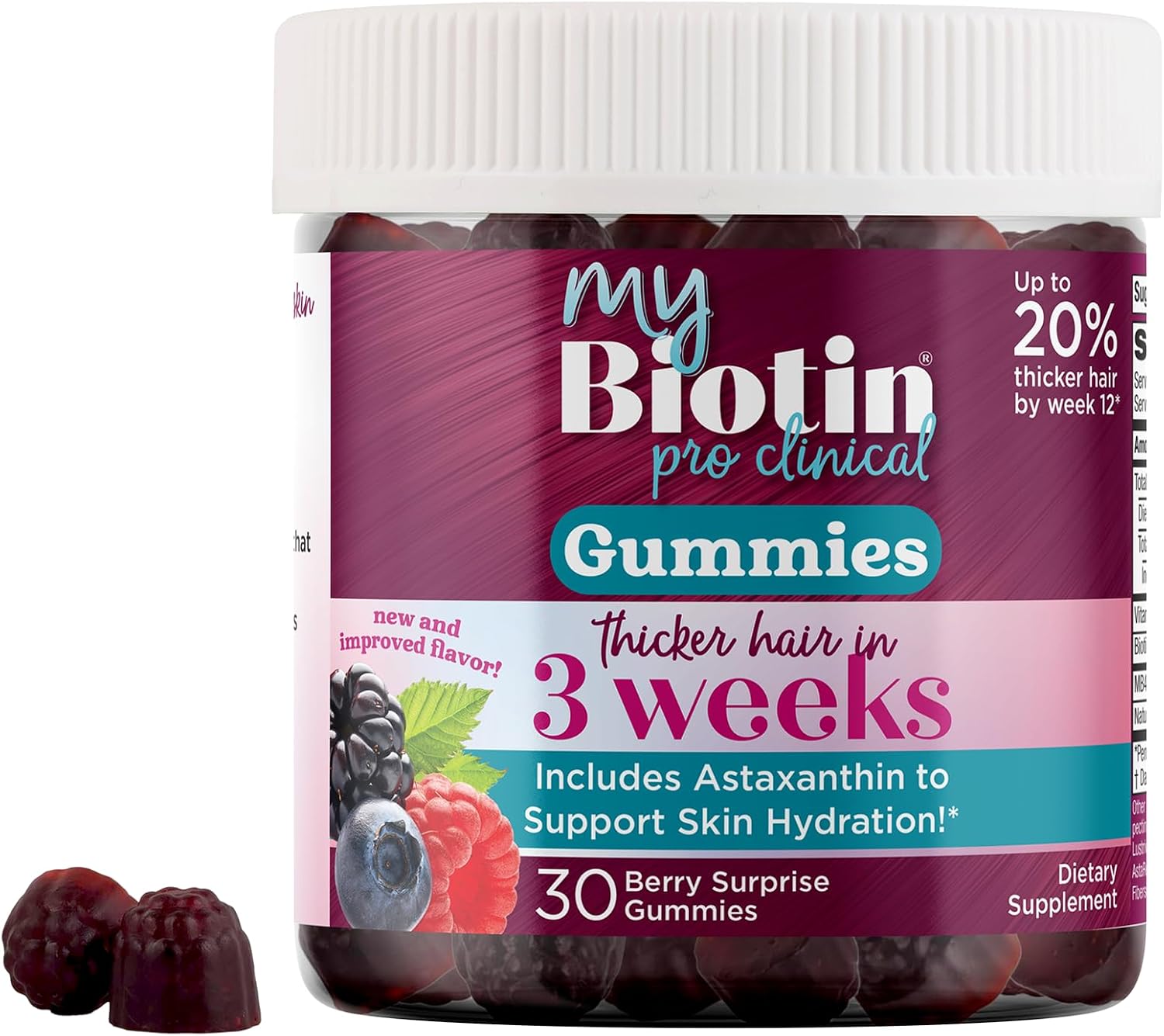 Purity Products MyBiotin ProClinical - Patented Biotin Matrix with Astaxanthin, 90 Vegetarian Capsules - görsel 10
