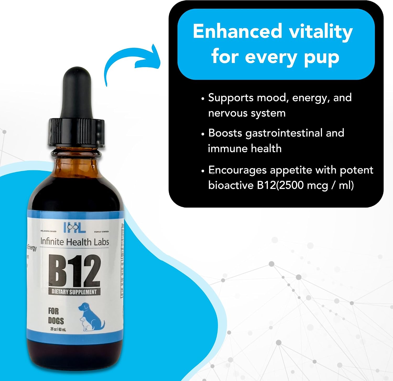Liquid Vitamin B12 for Dogs – Methylcobalamin Supplement - görsel 3