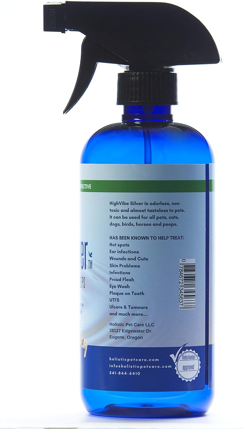 Holistic Pet Care Colloidal Silver for Pets – 20 PPM – All-Natural Pet Colloidal Silver Solution, Spray Bottle (16 oz) - görsel 7