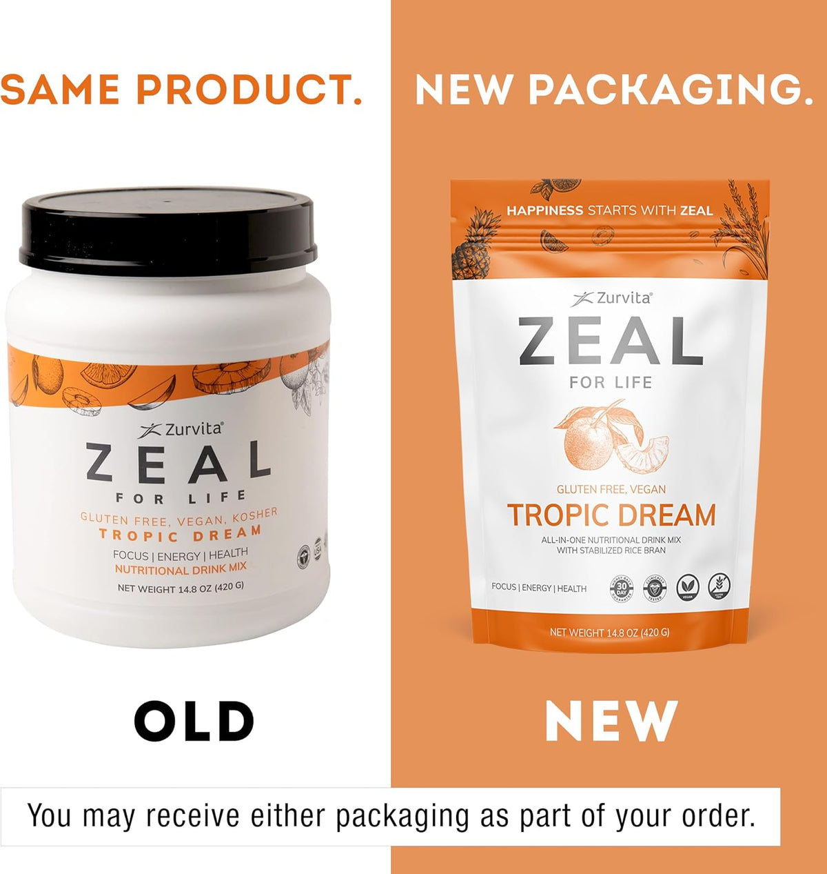 Zurvita - Zeal for Life 30-Day Wellness Bag – Overall Wellness: The inclusion of fibre, amino acids, and – Image 3