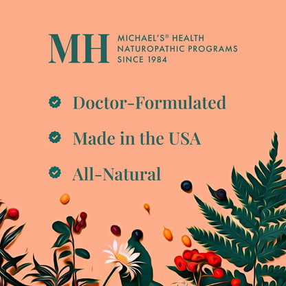 Michael's Health Lung Factors – 60 Vegetarian Tablets – Nutrients for Lung Function
