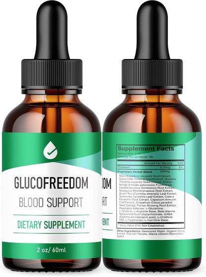 GlucoFreedom Drops - Official Formula (3 Pack)