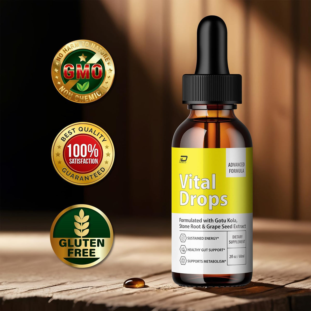 Vital Drops Healthy Formula – Extra Strength Liquid Food Supplement, 2-Pack (2-Month Supply) - görsel 3