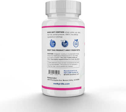 Methyl-Life Hydroxy B12 Sublingual Tablets – Gentle Vitamin B12 Supplement for Energy & Cellular Support – 90 Tablets