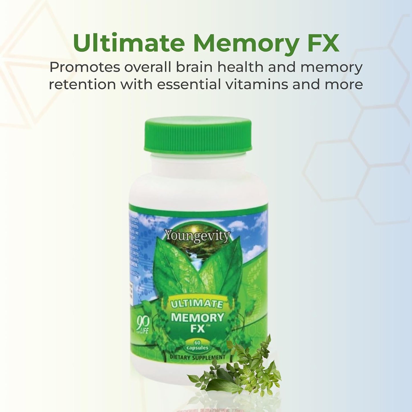 Ultimate Memory FX - Brain Health Supplement with Ginkgo Leaf, Periwinkle Herb & Vitamins - görsel 2