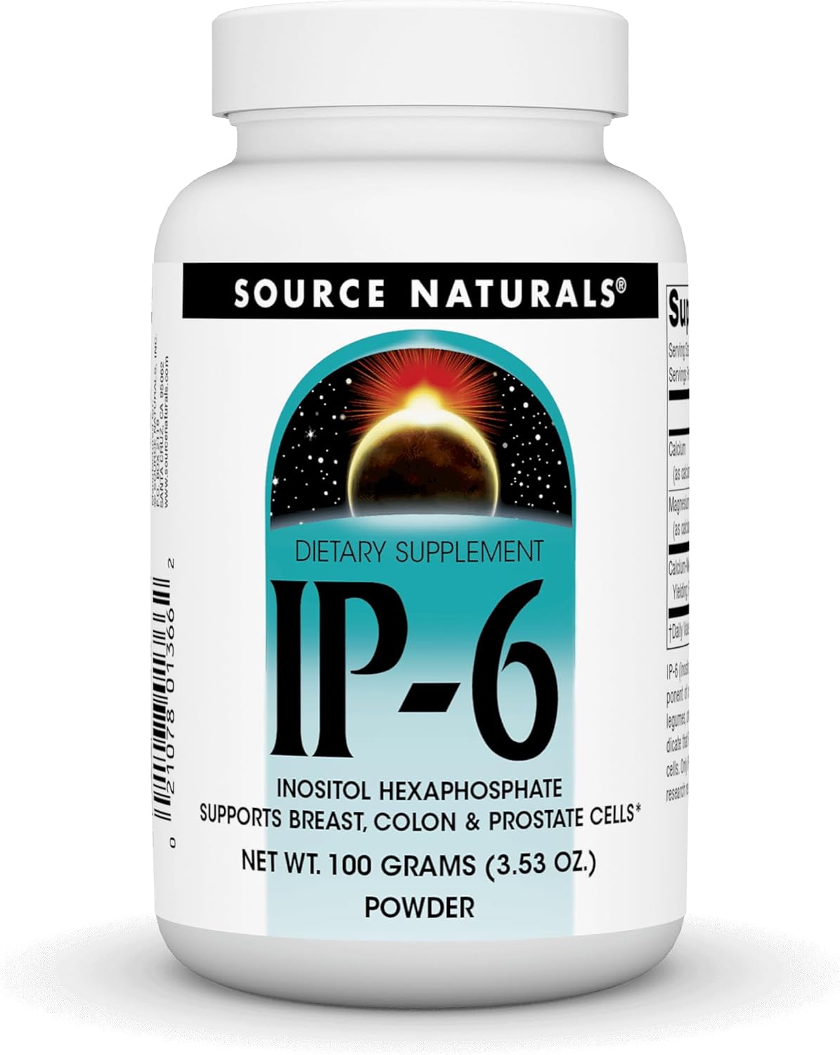 Source Naturals IP-6 Inositol Hexaphosphate Powder, 100 g - görsel 1