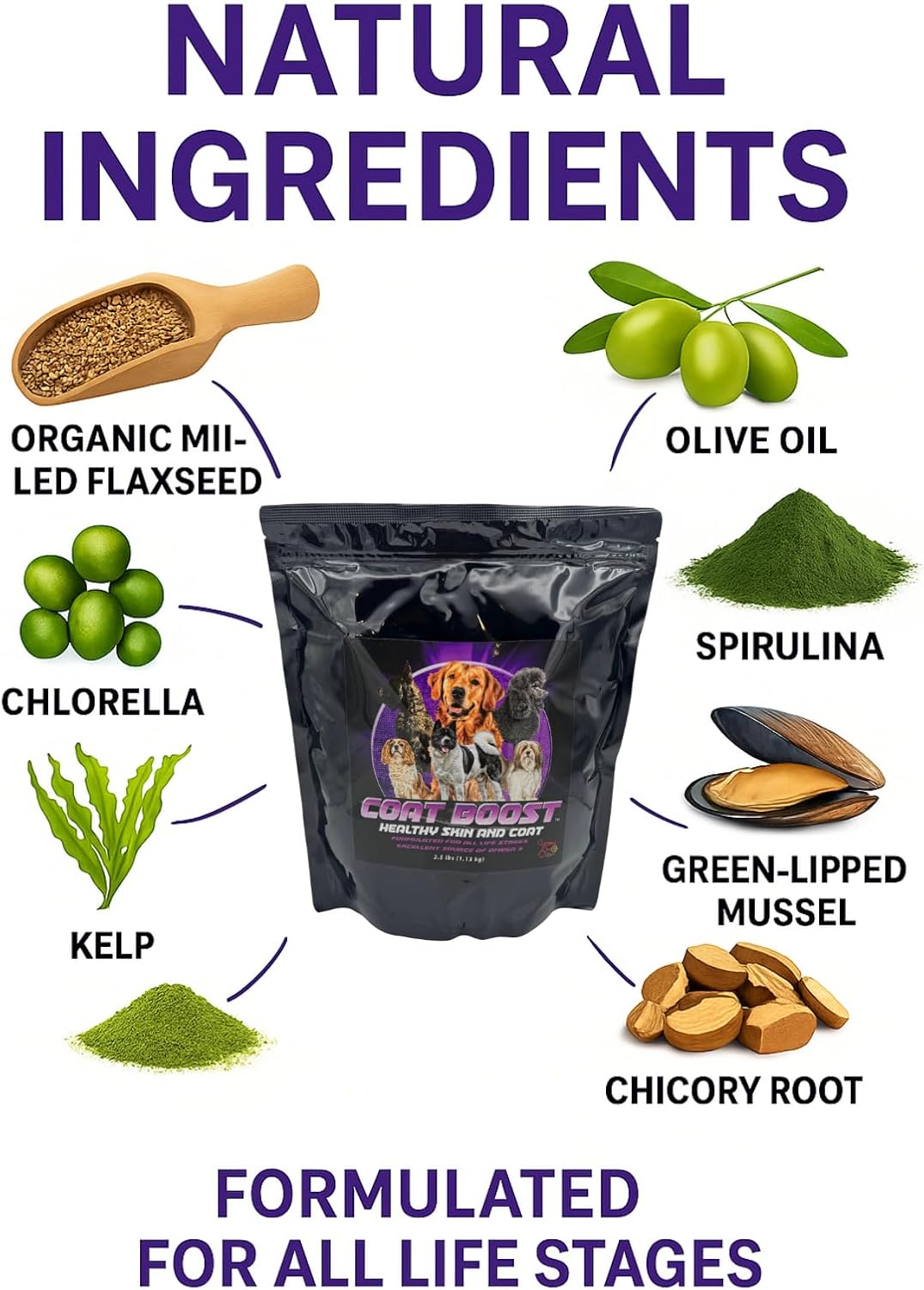 CPN Coat Boost Formula – Herbal Supplement for Dogs - görsel 5