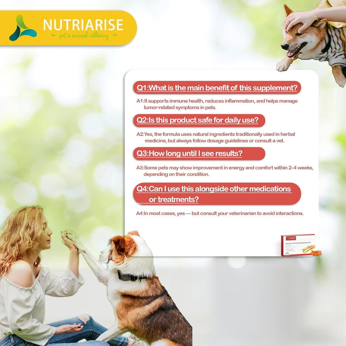Immune Defence Supplement for Dogs & Cats – Natural Immune Support - görsel 5