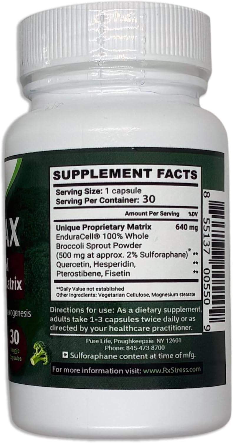 SulforaMAX (30 Capsules) – Sulforaphane Broccoli Sprout Supplement - görsel 9